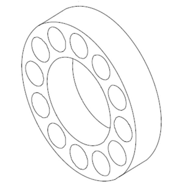 NSK 7210 back-spindle bearing pair – Part 0160B