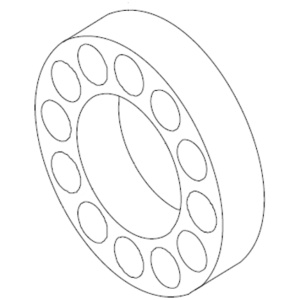 NSK 6012 deep-groove spindle bearing 60×95×18 mm – Part 0266B