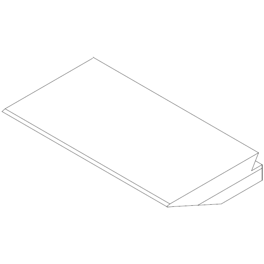 Bed Table 255x130x30mm for woodworking machinery – Part 3129