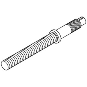 T18 × 4 × 200 mm trapezoidal adjusting screw for woodworking machinery – Part 0067