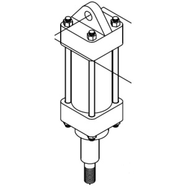 Air cylinder DMB 32 × 30 CA for woodworking machinery (Part 1032H)