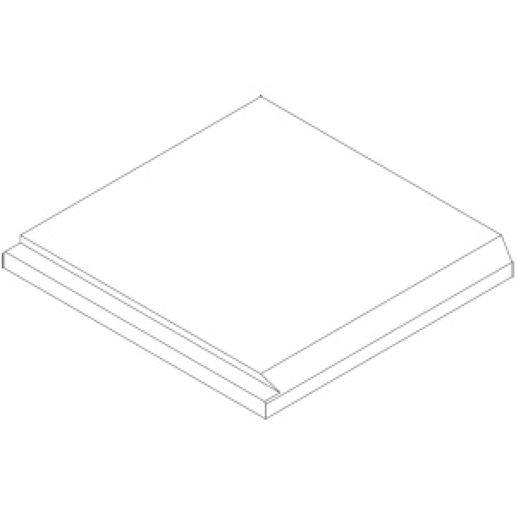 Machined steel bed plate insert for woodworking machinery – Part 3130