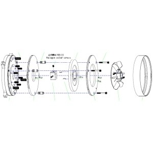 Complete 20 HP brake unit for woodworking machinery – Part 1102M