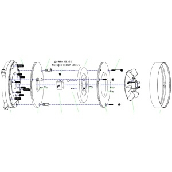 Complete 20 HP brake unit for woodworking machinery – Part 1102M