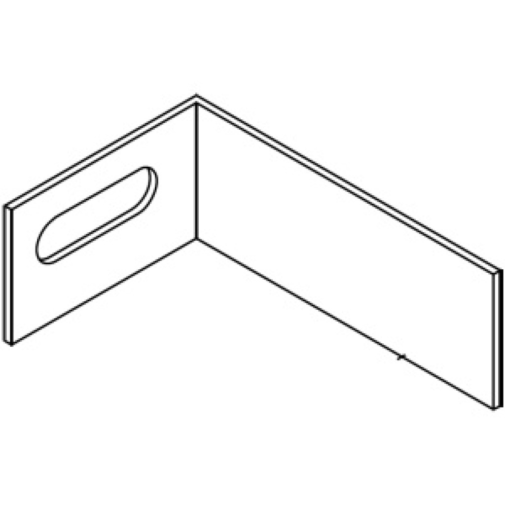 Steel chip plate deflector for woodworking machinery – Part 3324