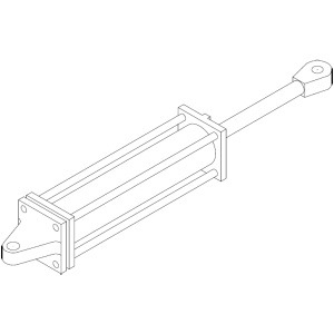 Pneumatic cylinder 63 mm bore 150 mm stroke – Part 0152H