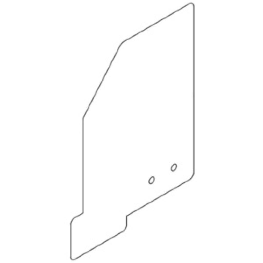 Steel deflector plate for woodworking machinery – Part 2777