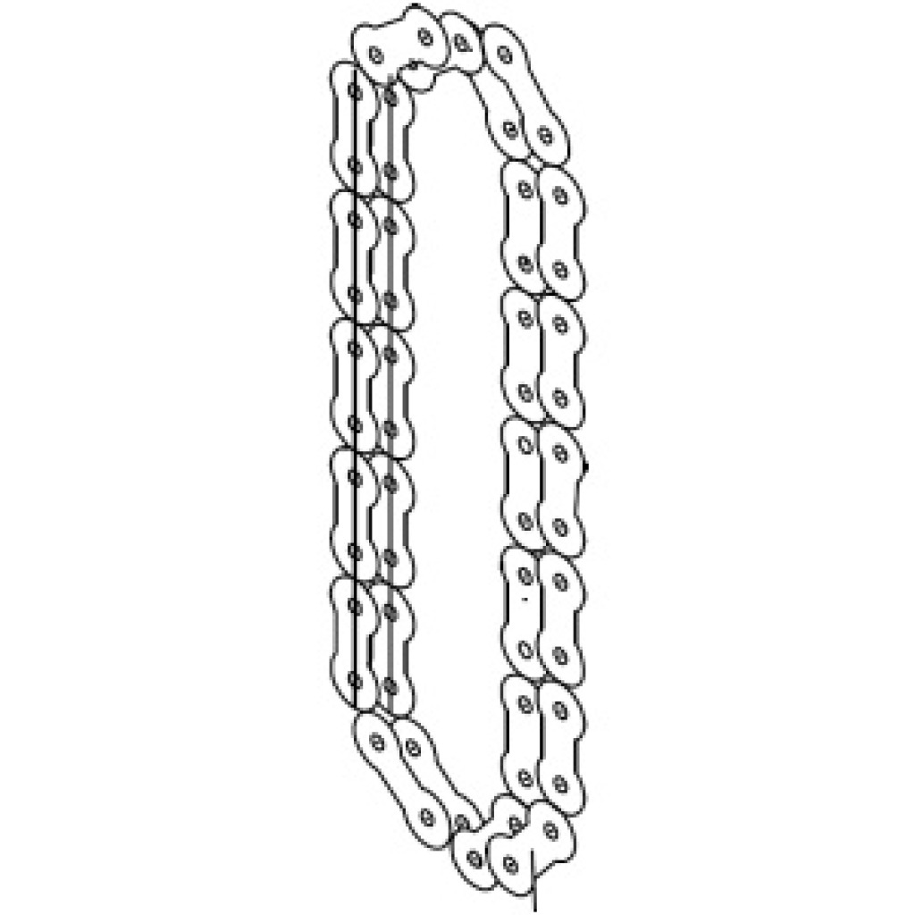 Heavy-duty drive chain ½-inch pitch for woodworking machinery – Part 1463H