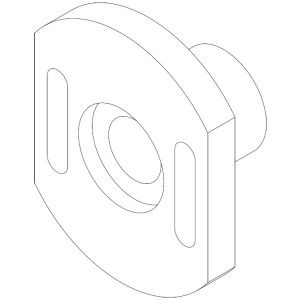 Fixed base mounting plate for woodworking machinery – Part 3456