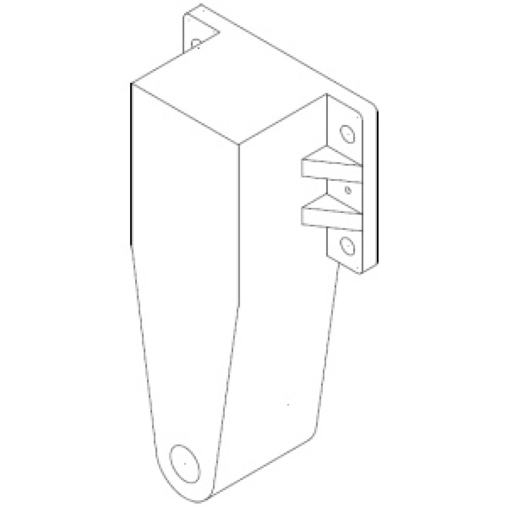 Hoisting roll base for woodworking machinery lift roller – Part 2316