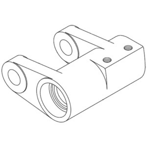 Right-hand hoisting roll pipe with bearing block – Part 1705