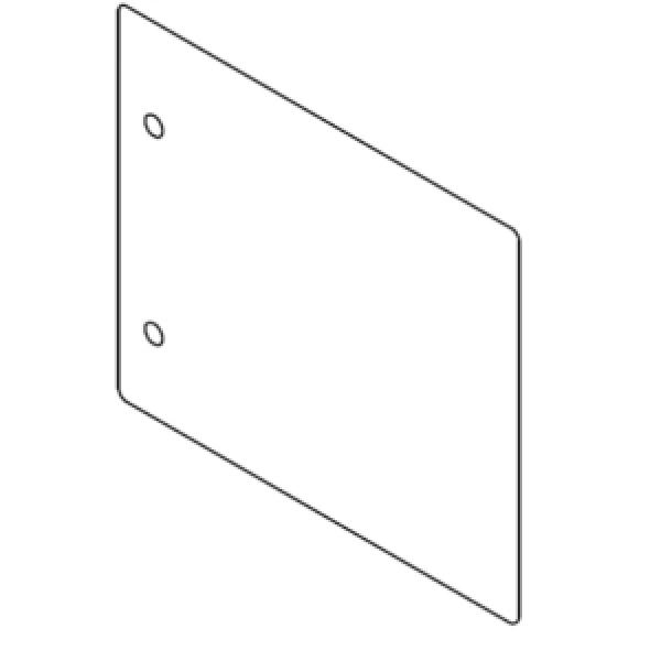 Two‑hole chip plate for Leadermac moulder