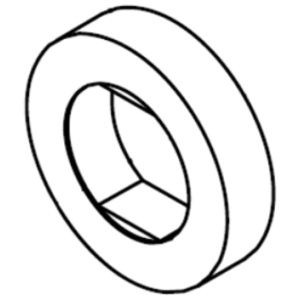 Line drawing of locking spacer for Leadermac machine – Part 2989