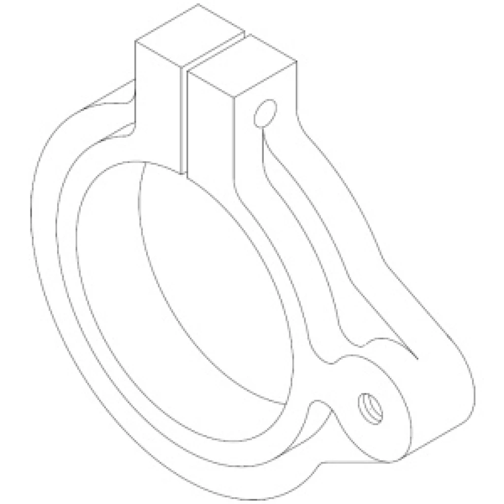 Micro binding link Ø128 × 30 mm – Part No. 4114