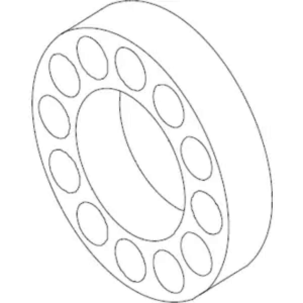 NSK 7012 angular-contact bearing pair for Leadermac front spindle – Part 0159B