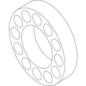 NSK 7012 angular-contact bearing pair for Leadermac front spindle – Part 0159B