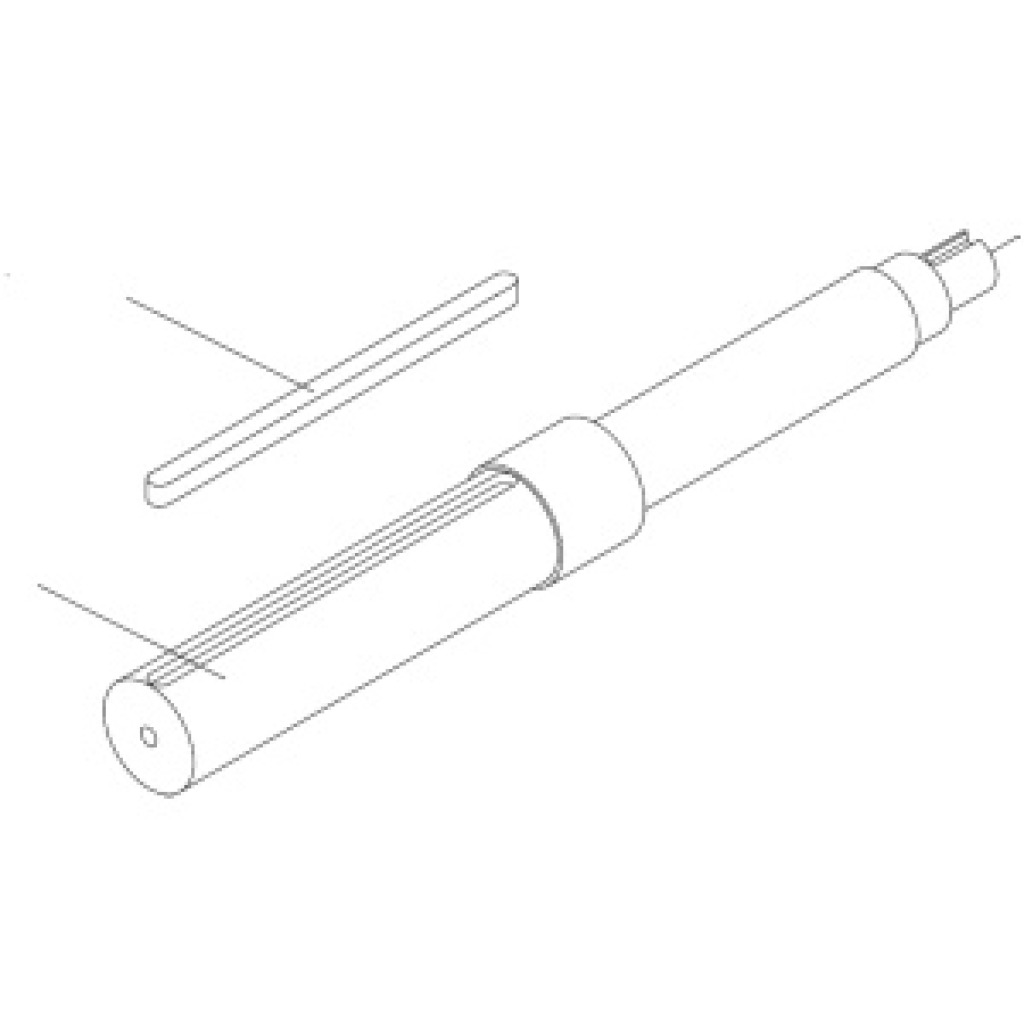 Shaft 50 × 54 × 460 mm Part No.LF000007 – illustrative image only, actual part may vary