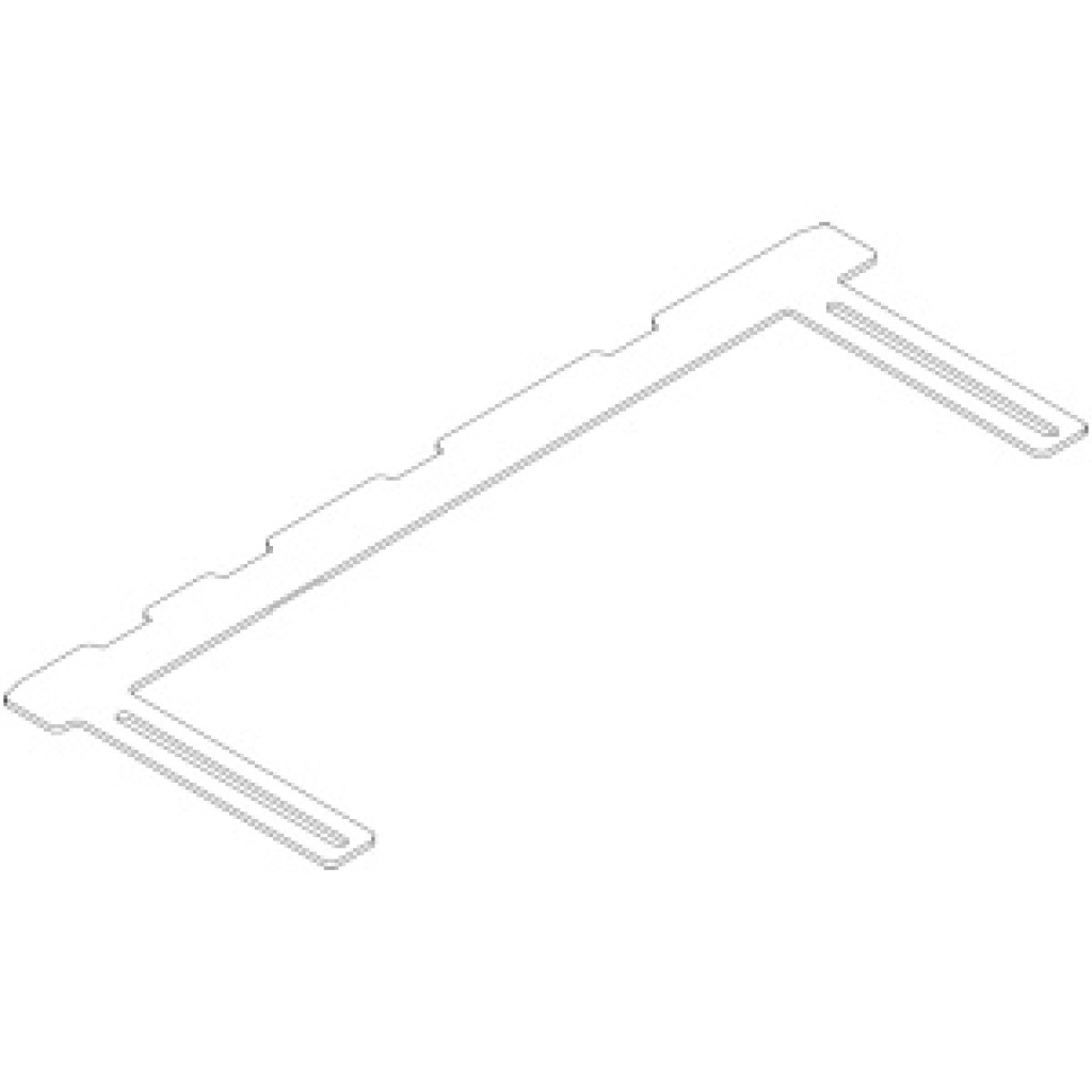 Side Pressure Plate 1015 × 387 × 6 mm Part No.2458