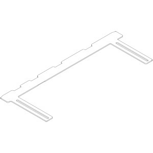 Side Pressure Plate 1015 × 387 × 6 mm Part No.2458