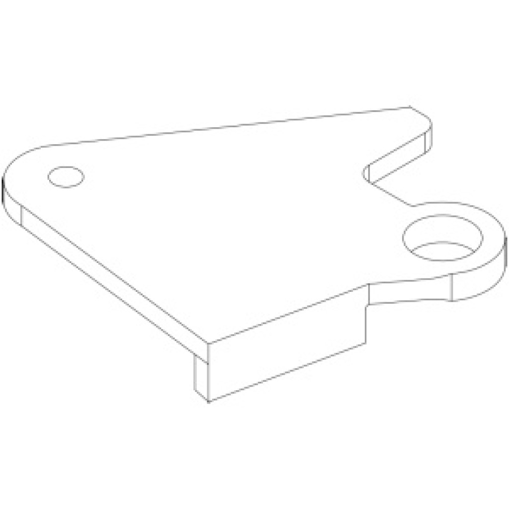 Side Pressure Plate 104 × 112 × 18 mm Part No.LD000002