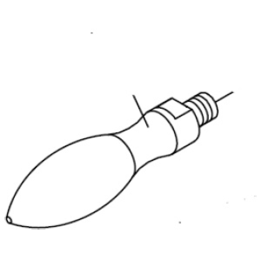 Silver handle for winding handle Part No.0180H