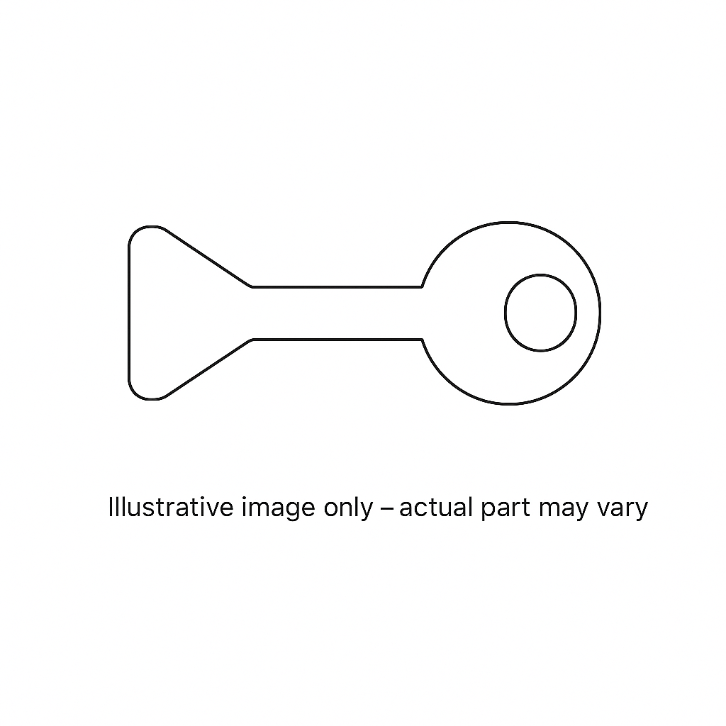 RV-T type key for electrical cabinet Part No.1328H – illustrative image only, actual part may vary