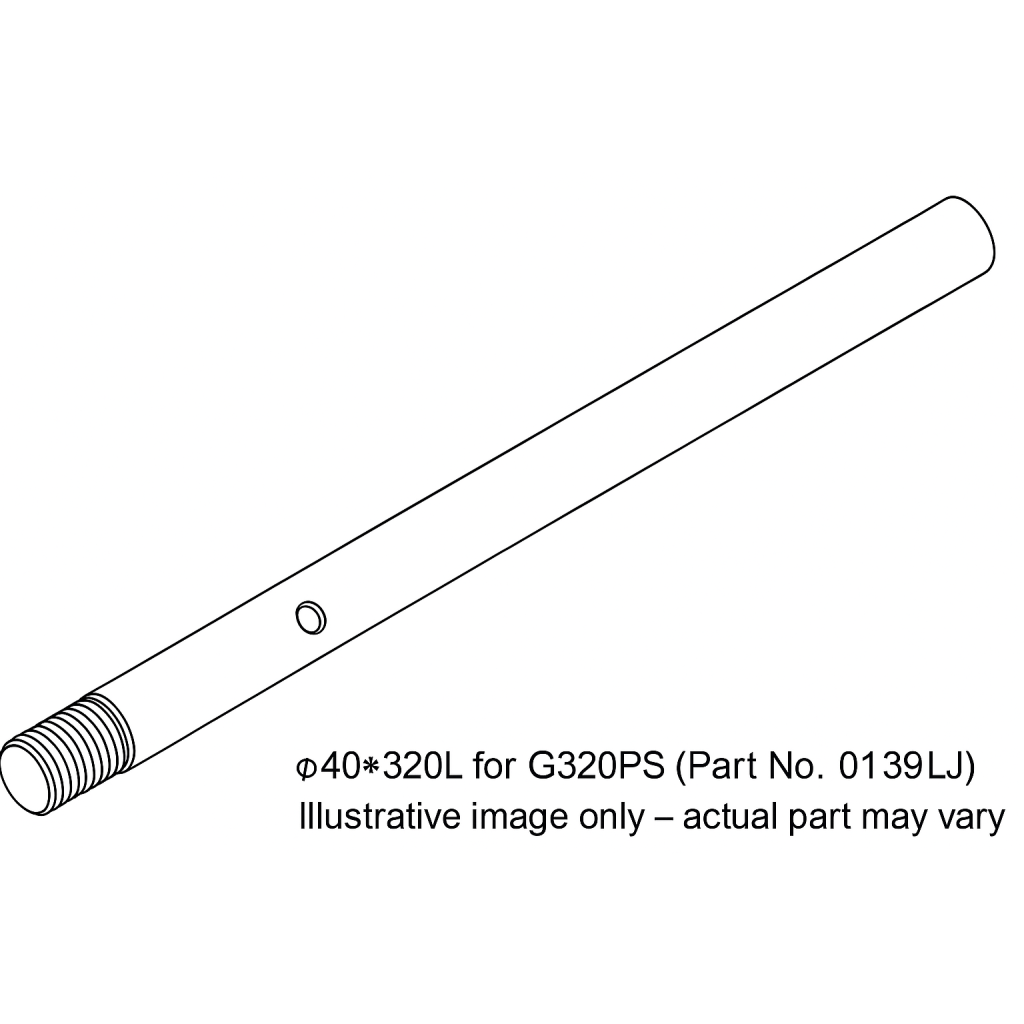 Shaft φ40 × 320L for G320PS Part No.0139LJ
