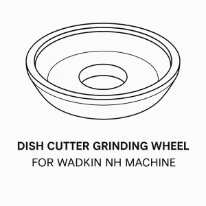 Dish grinding wheel for Wadkin NH profile grinder