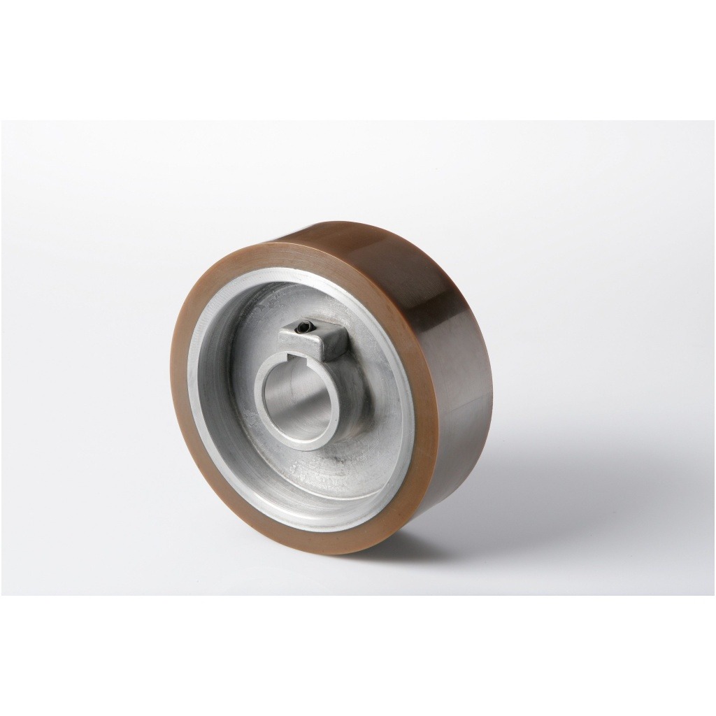 Weinig feed roller 140x30x35 mm brown rubber aluminium core