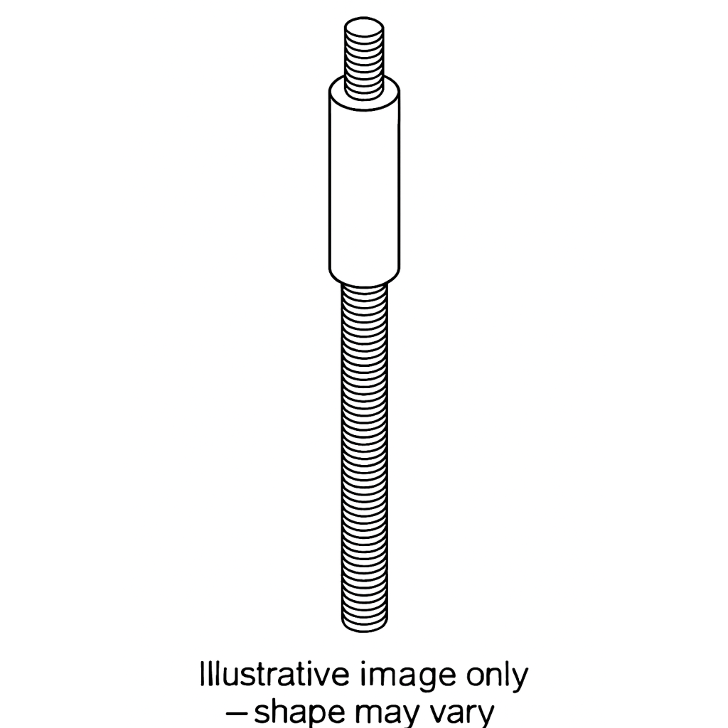 Adjusting lever Ø20 × 173 mm for woodworking machinery (Part 1843)