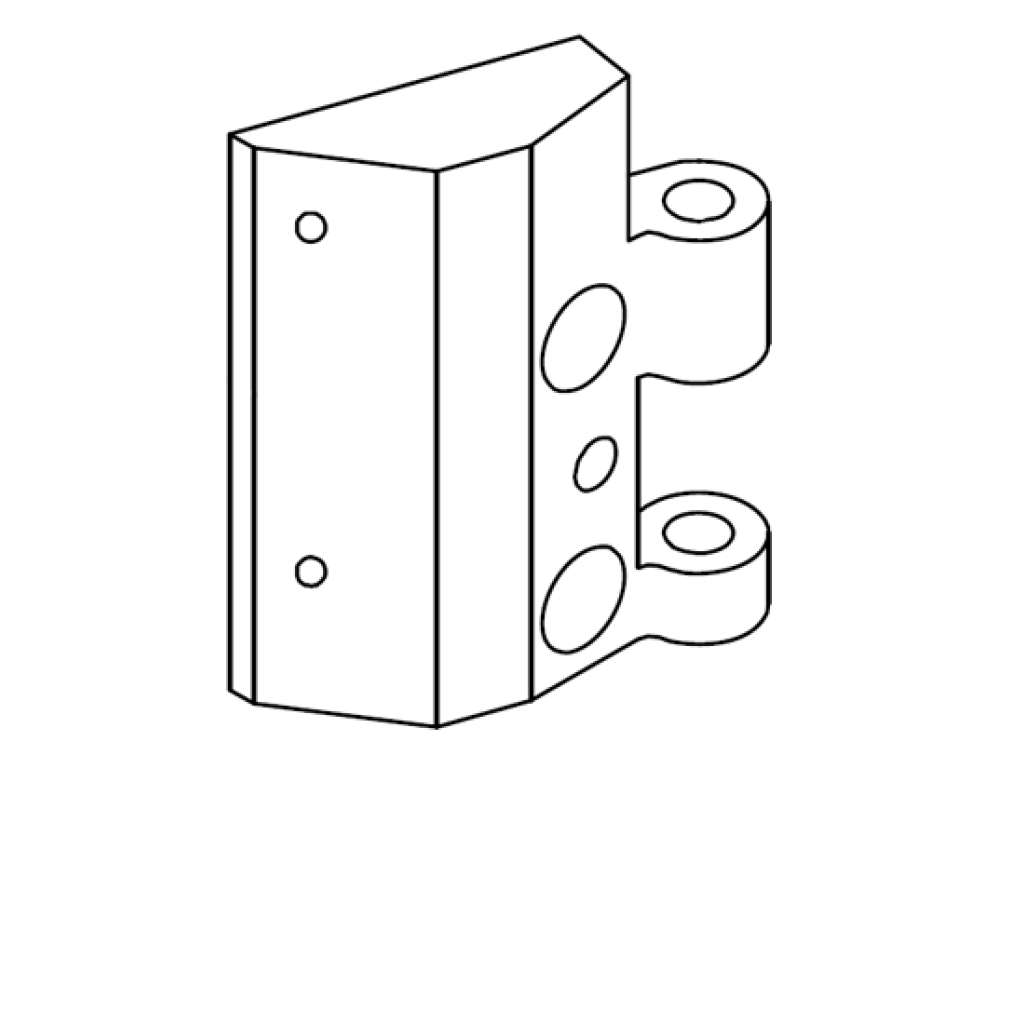 Chip Breaker 87x117x51mm for woodworking machinery – Part 0754