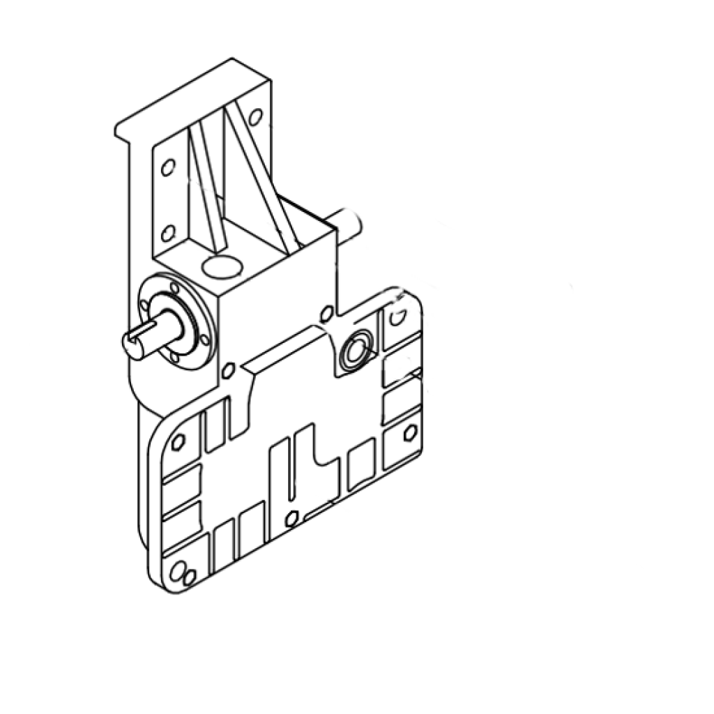 Gearbox Type 55-2T with 1 to 15 ratio for woodworking machinery – Part 0239B